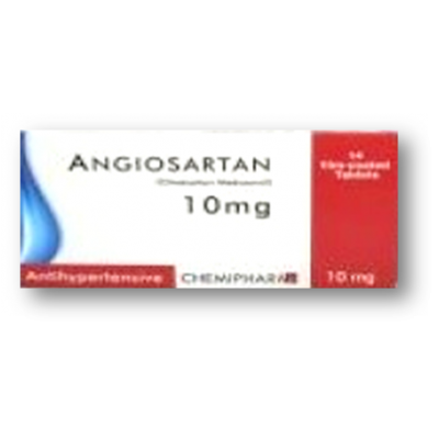 Angiosartan 10 mg ( Olmesartan ) 28 film-coated tablets